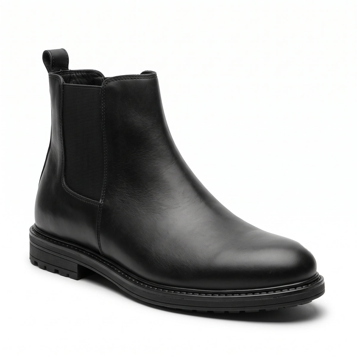 Sterling, Chelsea Zippée Noir 100% Cuir, Confort Absolu
