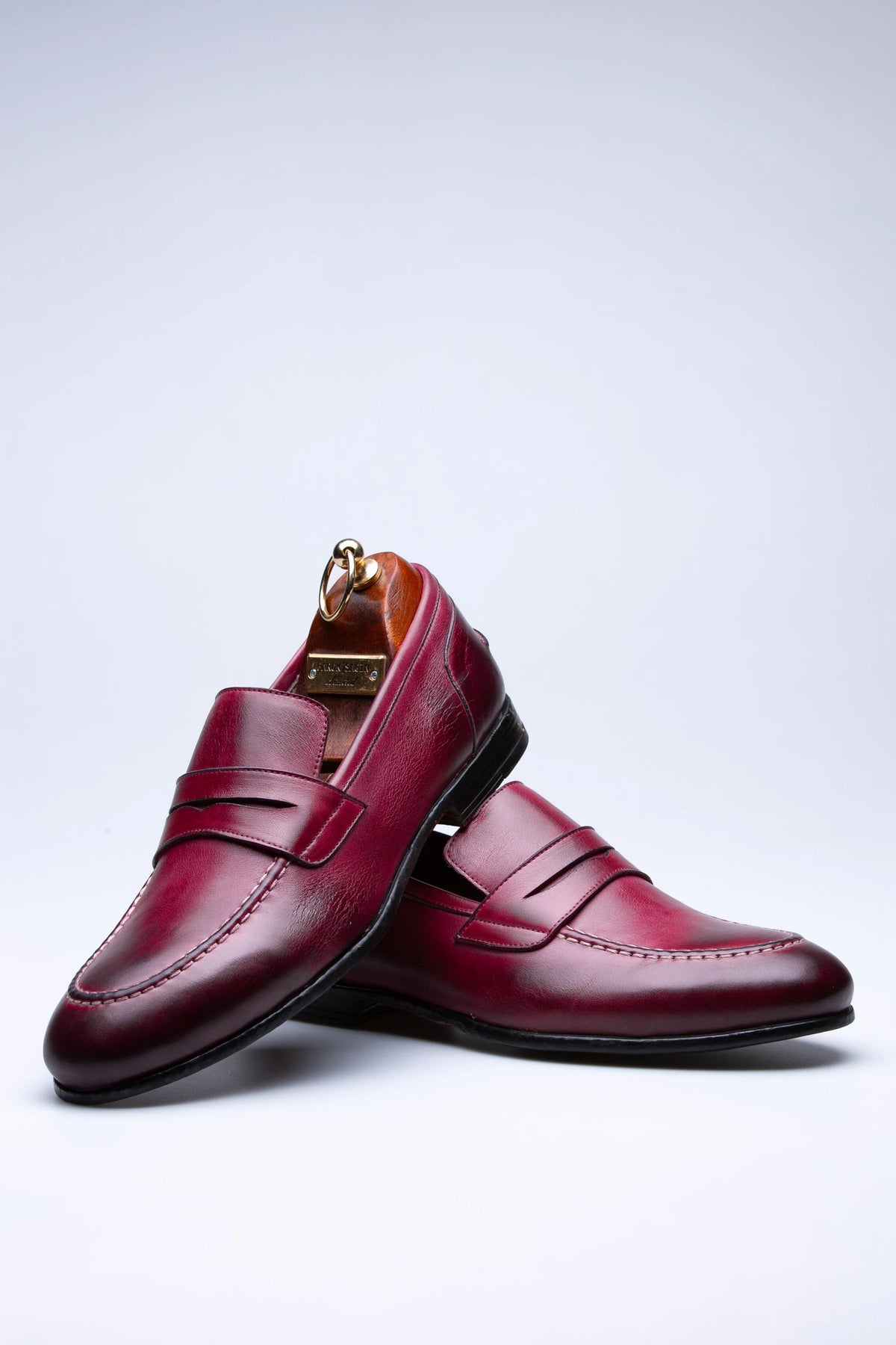 Pietra, Mocassins Bordeaux 100% Cuir, Allure Chic